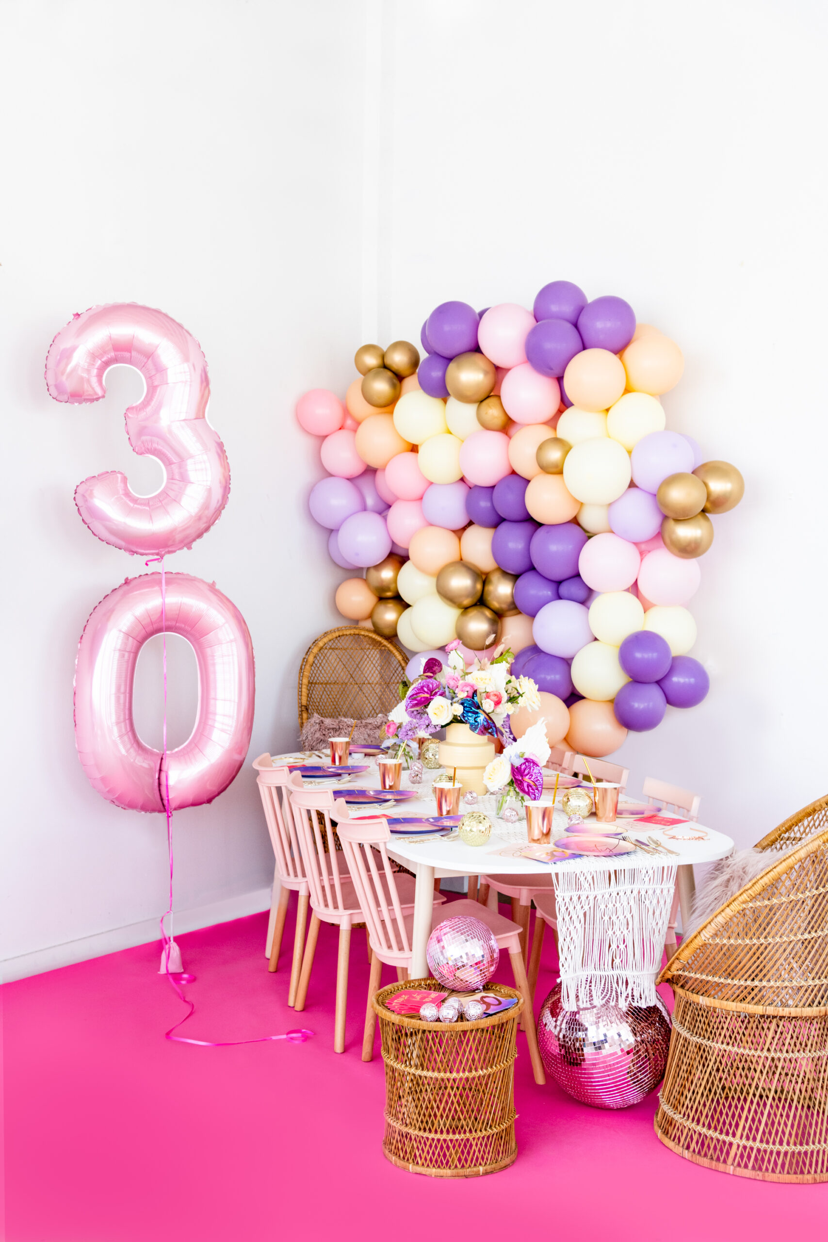 Jollity 30th Birthday Tablescape