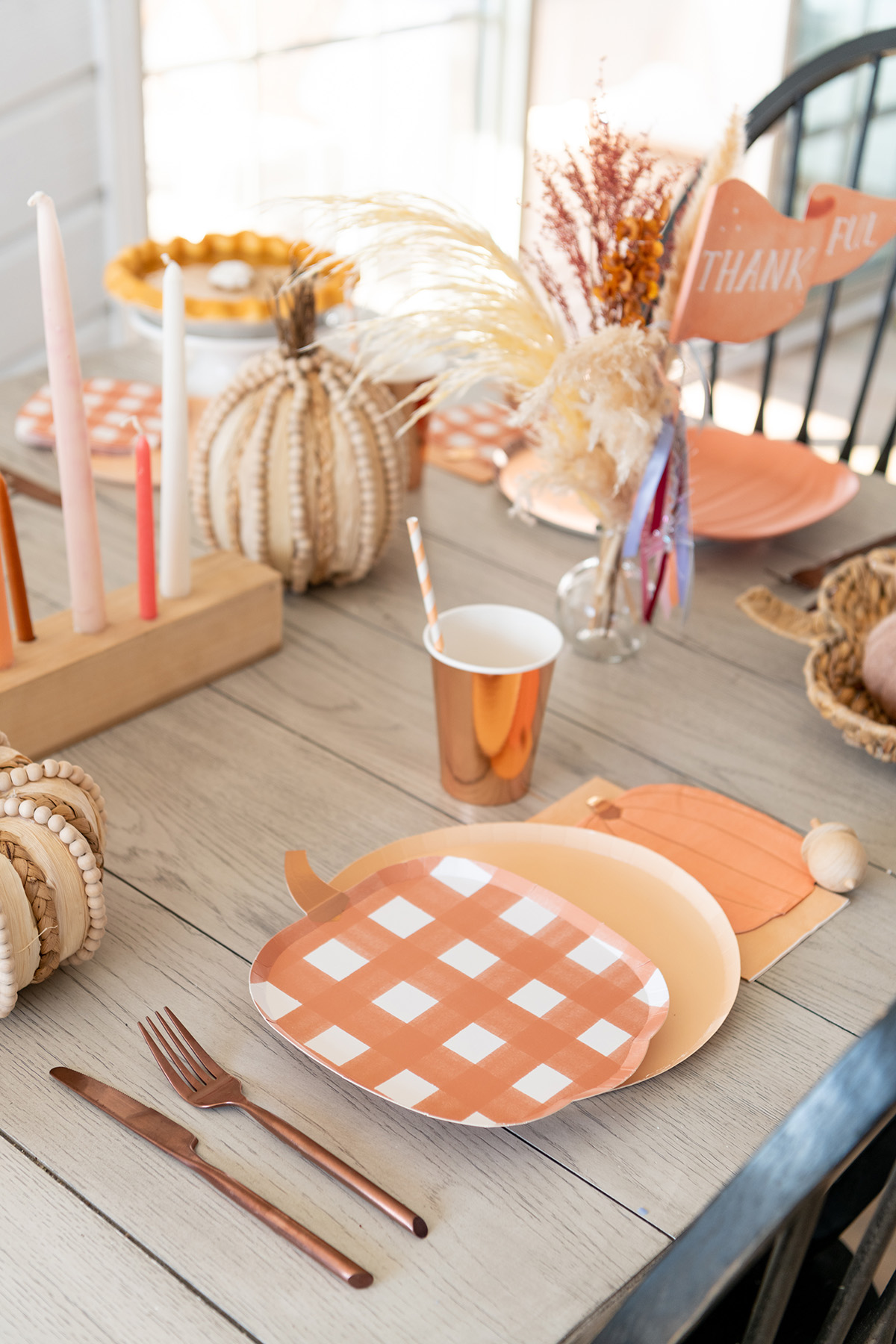 Jollity Fall Thanksgiving Plates and Cups