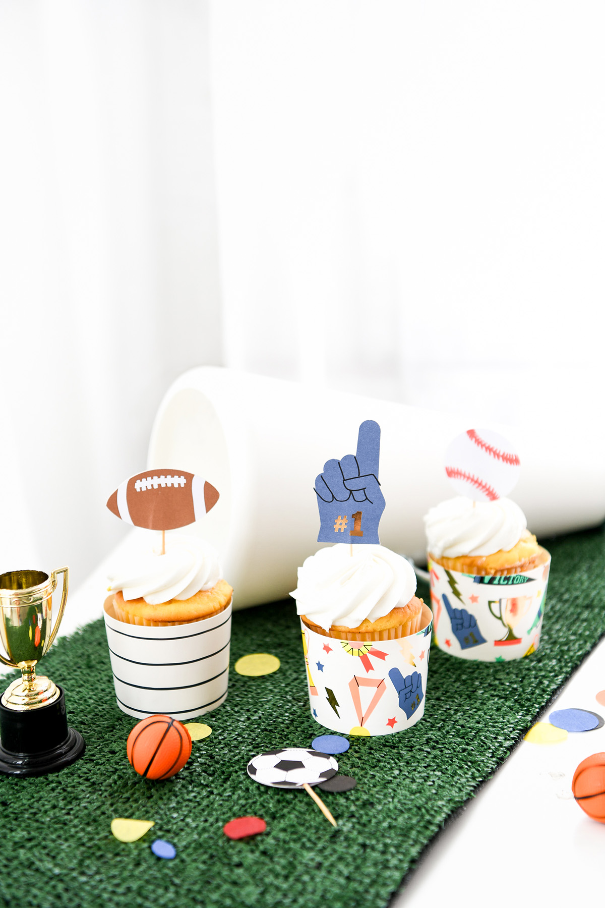 Jollity Sports Cupcake Toppers
